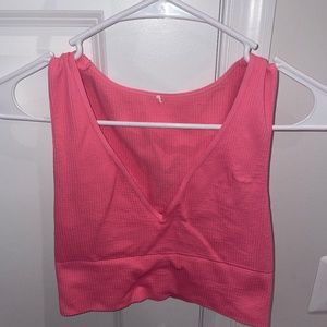 Pink seamless tank